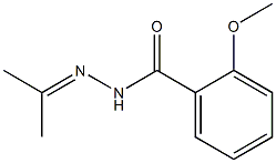 2-methoxy-N-(propan-2-ylideneamino)benzamide Structure