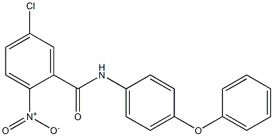 5-chloro-2-nitro-N-(4-phenoxyphenyl)benzamide 结构式