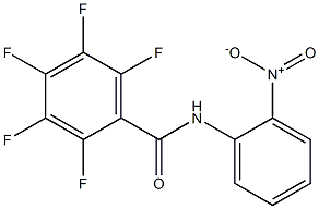 2,3,4,5,6-pentafluoro-N-(2-nitrophenyl)benzamide Structure