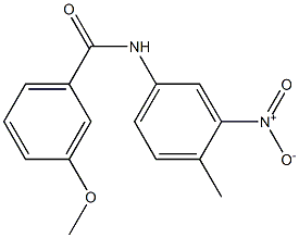 3-methoxy-N-(4-methyl-3-nitrophenyl)benzamide Structure