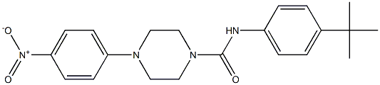 N-(4-tert-butylphenyl)-4-(4-nitrophenyl)piperazine-1-carboxamide Structure