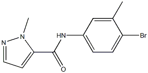 N-(4-bromo-3-methylphenyl)-2-methylpyrazole-3-carboxamide Structure