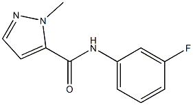 N-(3-fluorophenyl)-2-methylpyrazole-3-carboxamide Structure