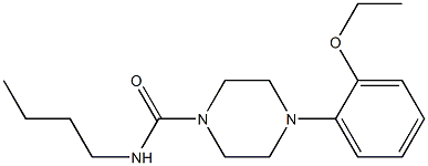 N-butyl-4-(2-ethoxyphenyl)piperazine-1-carboxamide Structure