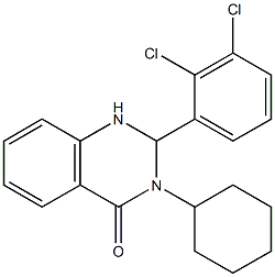 3-cyclohexyl-2-(2,3-dichlorophenyl)-1,2-dihydroquinazolin-4-one