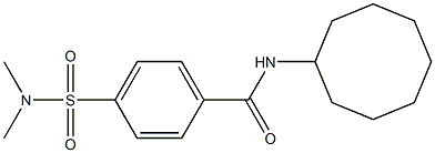 N-cyclooctyl-4-(dimethylsulfamoyl)benzamide|