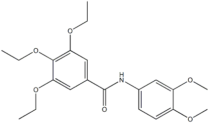 N-(3,4-dimethoxyphenyl)-3,4,5-triethoxybenzamide