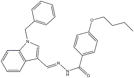 N-[(E)-(1-benzylindol-3-yl)methylideneamino]-4-butoxybenzamide