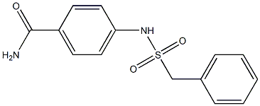 4-(benzylsulfonylamino)benzamide Struktur