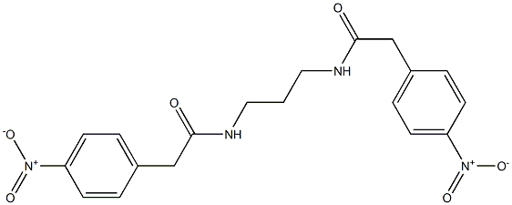  2-(4-nitrophenyl)-N-[3-[[2-(4-nitrophenyl)acetyl]amino]propyl]acetamide