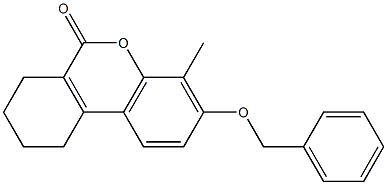 4-methyl-3-phenylmethoxy-7,8,9,10-tetrahydrobenzo[c]chromen-6-one