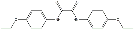 N,N'-bis(4-ethoxyphenyl)oxamide,,结构式