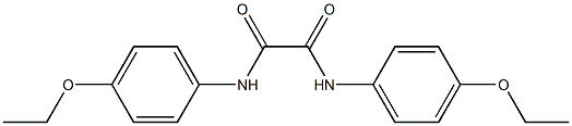 N,N'-bis(4-ethoxyphenyl)oxamide 化学構造式