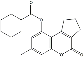  (7-methyl-4-oxo-2,3-dihydro-1H-cyclopenta[c]chromen-9-yl) cyclohexanecarboxylate