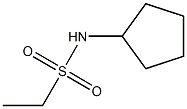 N-cyclopentylethanesulfonamide Structure