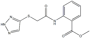 methyl 2-[[2-(2H-triazol-4-ylsulfanyl)acetyl]amino]benzoate|