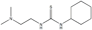 1-cyclohexyl-3-[2-(dimethylamino)ethyl]thiourea Structure