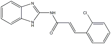 (E)-N-(1H-benzimidazol-2-yl)-3-(2-chlorophenyl)prop-2-enamide