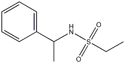 N-(1-phenylethyl)ethanesulfonamide Structure