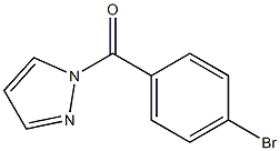 (4-bromophenyl)-pyrazol-1-ylmethanone Struktur