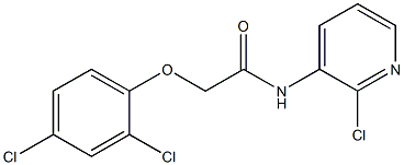 N-(2-chloropyridin-3-yl)-2-(2,4-dichlorophenoxy)acetamide Structure