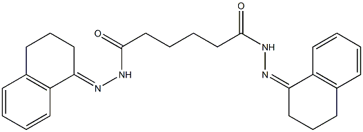  N,N'-bis[(Z)-3,4-dihydro-2H-naphthalen-1-ylideneamino]hexanediamide