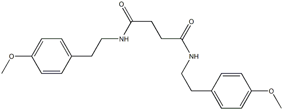 N,N'-bis[2-(4-methoxyphenyl)ethyl]butanediamide|