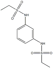 N-[3-(ethylsulfonylamino)phenyl]ethanesulfonamide Struktur