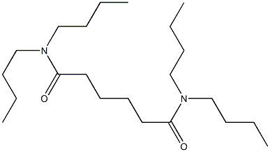 N,N,N′,N′-テトラブチルアジポアミド 化学構造式