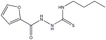 1-butyl-3-(furan-2-carbonylamino)thiourea Structure