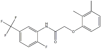 2-(2,3-dimethylphenoxy)-N-[2-fluoro-5-(trifluoromethyl)phenyl]acetamide Structure