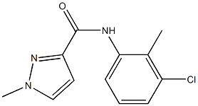 N-(3-chloro-2-methylphenyl)-1-methylpyrazole-3-carboxamide Structure