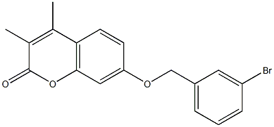  7-[(3-bromophenyl)methoxy]-3,4-dimethylchromen-2-one