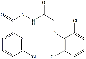 3-chloro-N'-[2-(2,6-dichlorophenoxy)acetyl]benzohydrazide