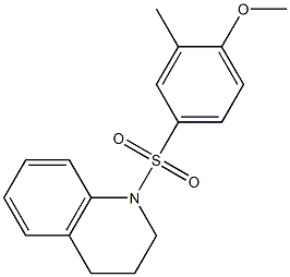 1-(4-methoxy-3-methylphenyl)sulfonyl-3,4-dihydro-2H-quinoline Structure
