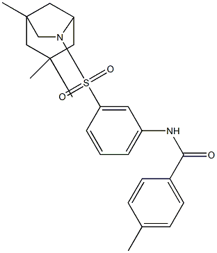  4-methyl-N-[3-[(3,3,5-trimethyl-7-azabicyclo[3.2.1]octan-7-yl)sulfonyl]phenyl]benzamide