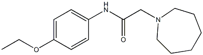 2-(azepan-1-yl)-N-(4-ethoxyphenyl)acetamide Struktur