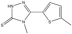 4-methyl-3-(5-methylthiophen-2-yl)-1H-1,2,4-triazole-5-thione Structure