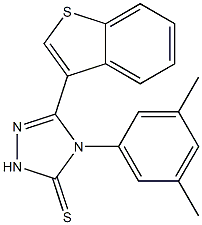 3-(1-benzothiophen-3-yl)-4-(3,5-dimethylphenyl)-1H-1,2,4-triazole-5-thione