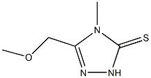 3-(methoxymethyl)-4-methyl-1H-1,2,4-triazole-5-thione Structure