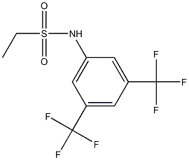 N-[3,5-bis(trifluoromethyl)phenyl]ethanesulfonamide Structure