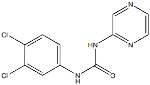 1-(3,4-dichlorophenyl)-3-pyrazin-2-ylurea Structure