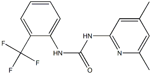 1-(4,6-dimethylpyridin-2-yl)-3-[2-(trifluoromethyl)phenyl]urea