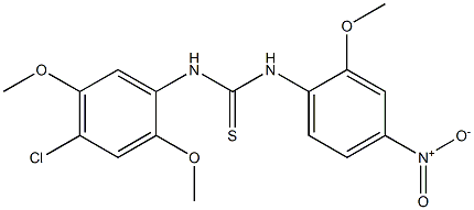 1-(4-chloro-2,5-dimethoxyphenyl)-3-(2-methoxy-4-nitrophenyl)thiourea