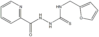 1-(furan-2-ylmethyl)-3-(pyridine-2-carbonylamino)thiourea Struktur