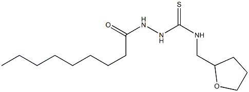 1-(nonanoylamino)-3-(oxolan-2-ylmethyl)thiourea 化学構造式