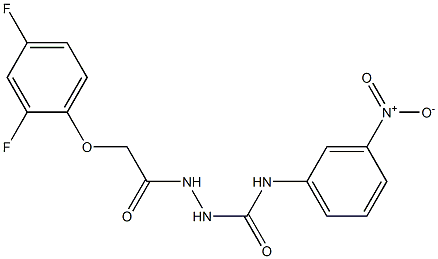 1-[[2-(2,4-difluorophenoxy)acetyl]amino]-3-(3-nitrophenyl)urea Structure