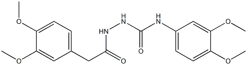 1-(3,4-dimethoxyphenyl)-3-[[2-(3,4-dimethoxyphenyl)acetyl]amino]urea