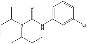 1,1-di(butan-2-yl)-3-(3-chlorophenyl)urea 化学構造式
