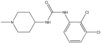 1-(2,3-dichlorophenyl)-3-(1-methylpiperidin-4-yl)urea Structure